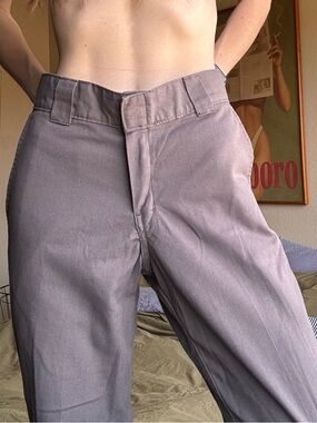 30x32 Dickies Men's Casual Chino Pants in grey